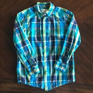 Children’s Place button down plaid dress shirt